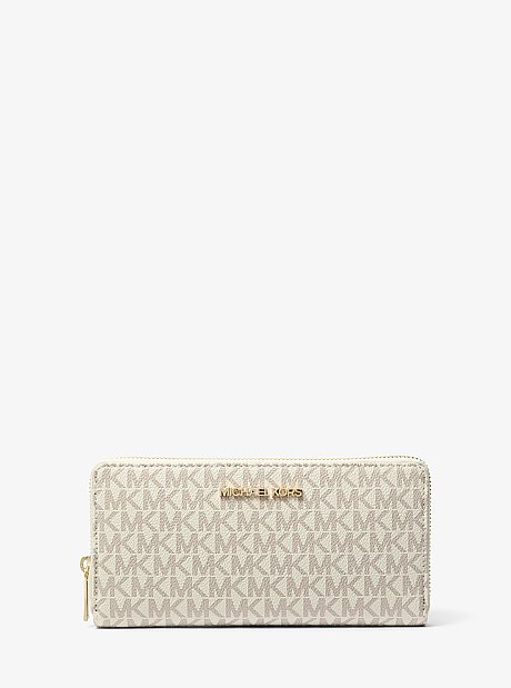 Jet Set Travel Large Signature Logo Continental Wallet