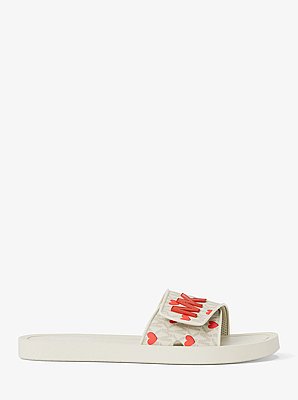 Palmer Printed Signature Logo Slide Sandal