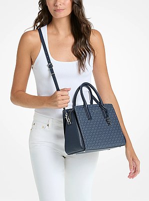 Borsa a mano Laila media con logo