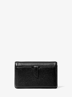Bandolera Jet Set peque&ntilde;a para smartphone convertible de piel granulada
