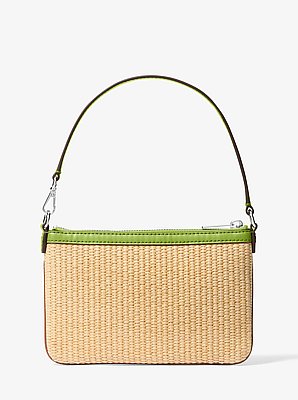 Jet Set Travel Small Woven Wristlet