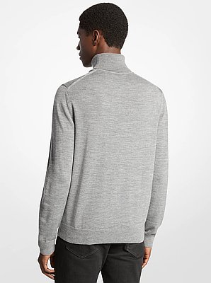 Rollkragenpullover aus Wolle