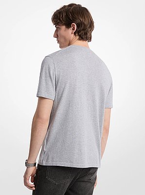 Cotton Short-Sleeve Sweater