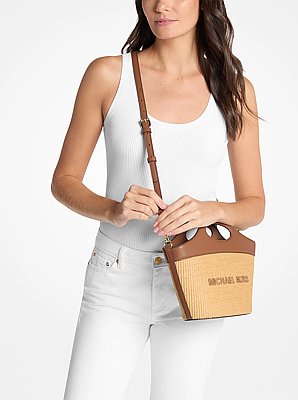 Sac &agrave; bandouli&egrave;re convertible Tatum tiss&eacute; de taille moyenne