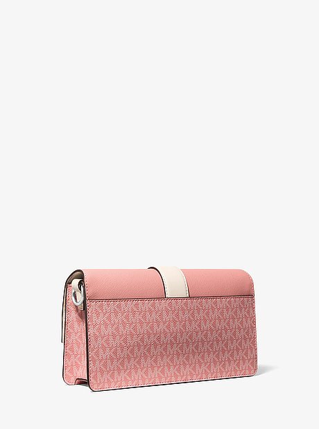 Greenwich Medium Signature Logo Convertible Shoulder Bag