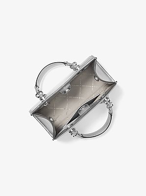Cynthia Small Metallic Leather Crossbody Bag