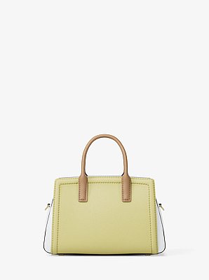Laila Extra-Small Color-Block Leather Crossbody Bag