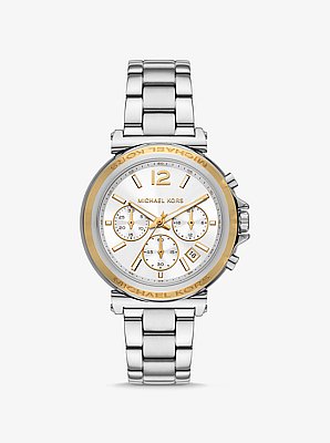 Oversized Maren Silver-Tone Watch