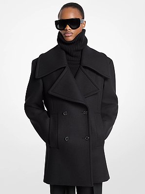 Wool Melton Officer Peacoat