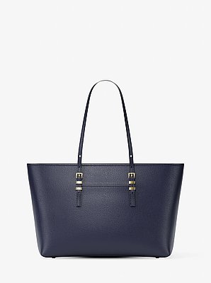 Quinn Large Pebbled Leather Tote Bag