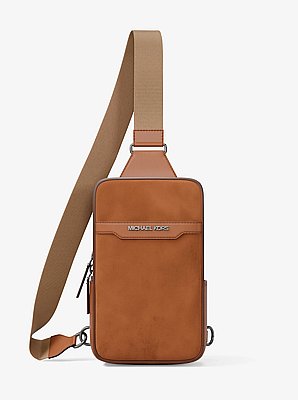 Cooper Medium Suede Sling Pack