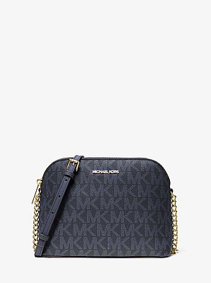 Cindy Signature Logo Dome Crossbody Bag