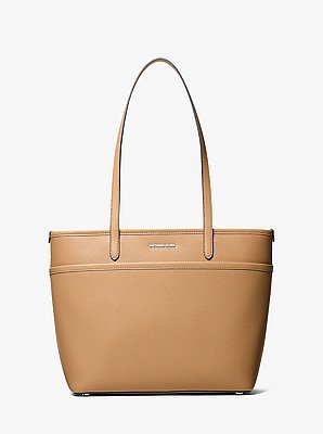 Marlowe Medium Pebbled Leather Pocket Tote Bag