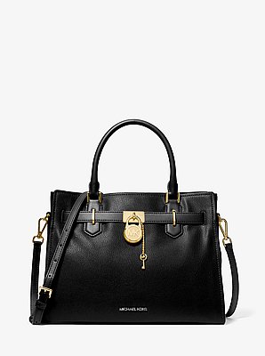 Landon Medium Leather Satchel