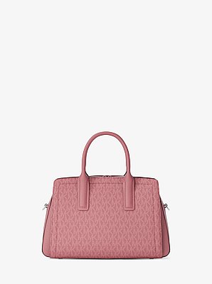 Laila Small Signature Logo Satchel