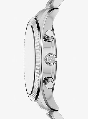 Oversized Lexington Silver-Tone Watch