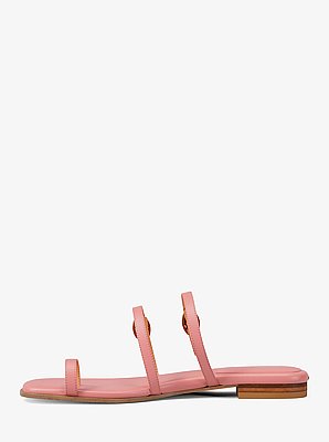 Sandales plates en cuir Kya