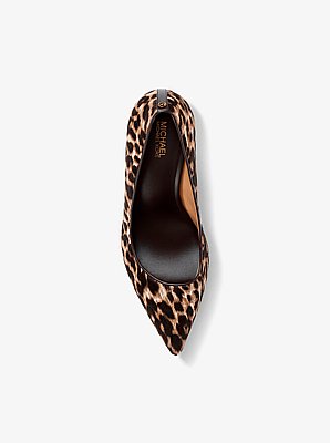 Alina Flex Leopard Print Calf  Hair Pump