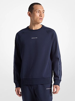 Logo Tape Cotton Blend Sweatshirt