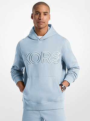 Hoodie en coton &agrave; logo