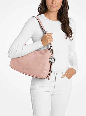 Bolso de hombro Nolita mediano de piel nobuck