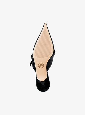 Yvette Crackled Kitten Mule