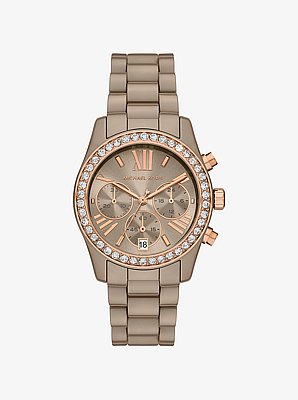 Lexington Pav&eacute; Nude-Tone Watch