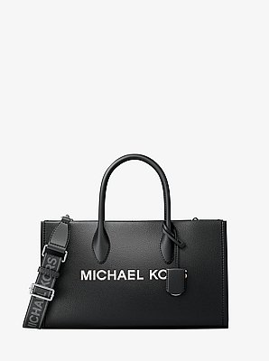 Mirella Medium Pebbled Leather Satchel