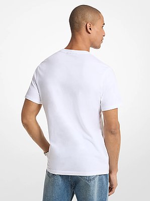 T-shirt en coton &agrave; logo graphique