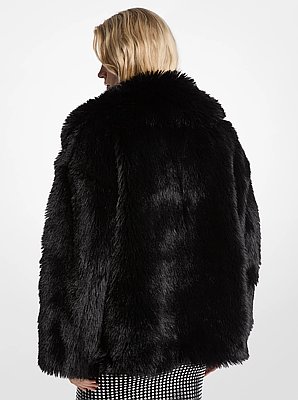 Cabanjacke aus Kunstpelz