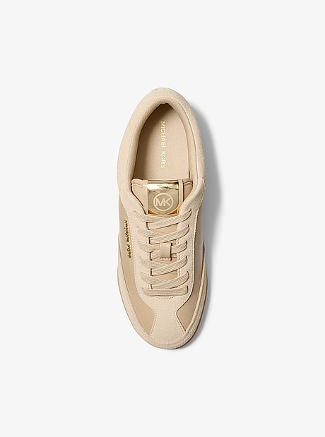 Nolan Leather and Suede Trainer