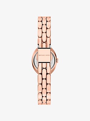 Petite Maude Rose Gold-Tone Watch and Pav&eacute; Bangle Jewelry Gift Set