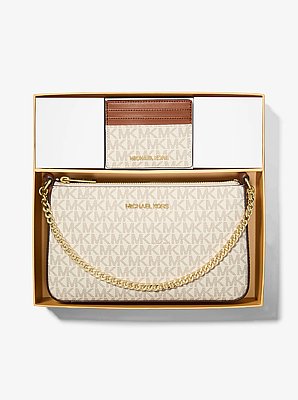 Medium Logo Pouch and Card Case Gift Set