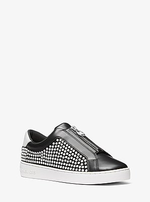 Keaton Studded Zip-Up Sneaker