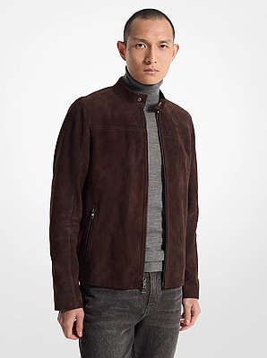 Veste de motard en daim