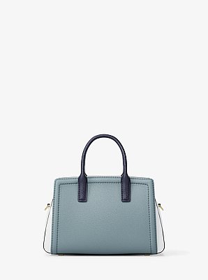 Laila Extra-Small Color-Block Leather Crossbody Bag
