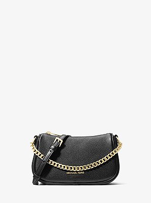 Carmela Small Pebbled Leather Convertible Crossbody Bag