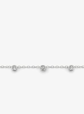 Logo Bezeled Pav&eacute; Necklace