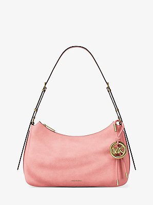 Wandelbare Schultertasche Nolita Medium aus Nubuk