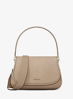 Bolso messenger Holmes mediano convertible de piel granulada