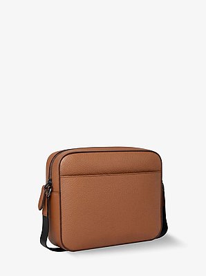 Crossbodytas Jet Set van getrommeld leer