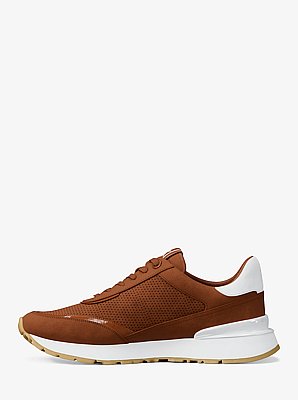 Sneaker Nova aus perforiertem Wildleder