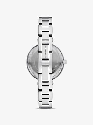 Mini Laney Silver-Tone Bangle Watch
