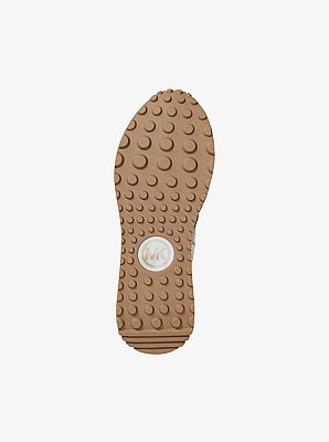 Jesse Stretch Knit and Snake Embossed Trainer