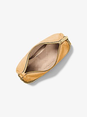 Sac &agrave; bandouli&egrave;re convertible Carmela de taille moyenne en su&egrave;de