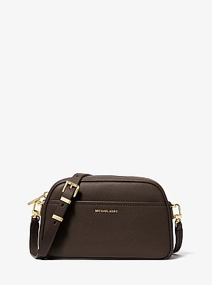 Jet Set Small Leather Camera Crossbody Bag