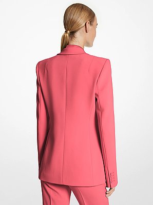 Blazer Georgina de crep&eacute; granulado el&aacute;stico