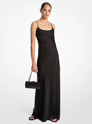 Techno Charmeuse Bias Slip Gown