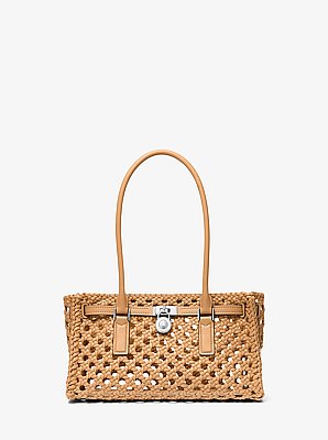 Hamilton Moderne Small Hand-Woven Satchel