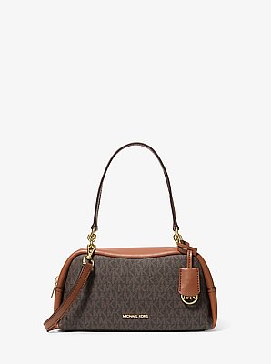 Cecily Small Signature Logo Shoulder Bag